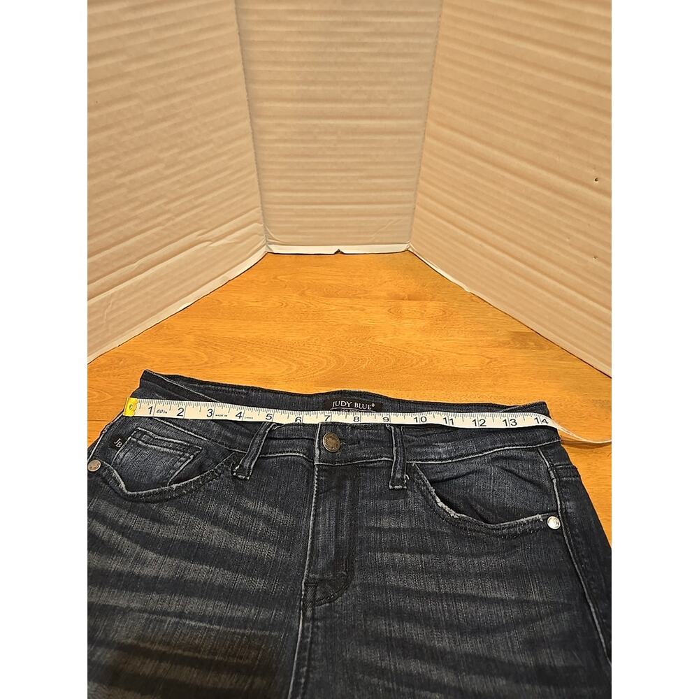 Judy Blue Jeans Women's 7/28 Skinny Fit High Rise Ankle Stretch Dark Wash - Picture 13 of 16